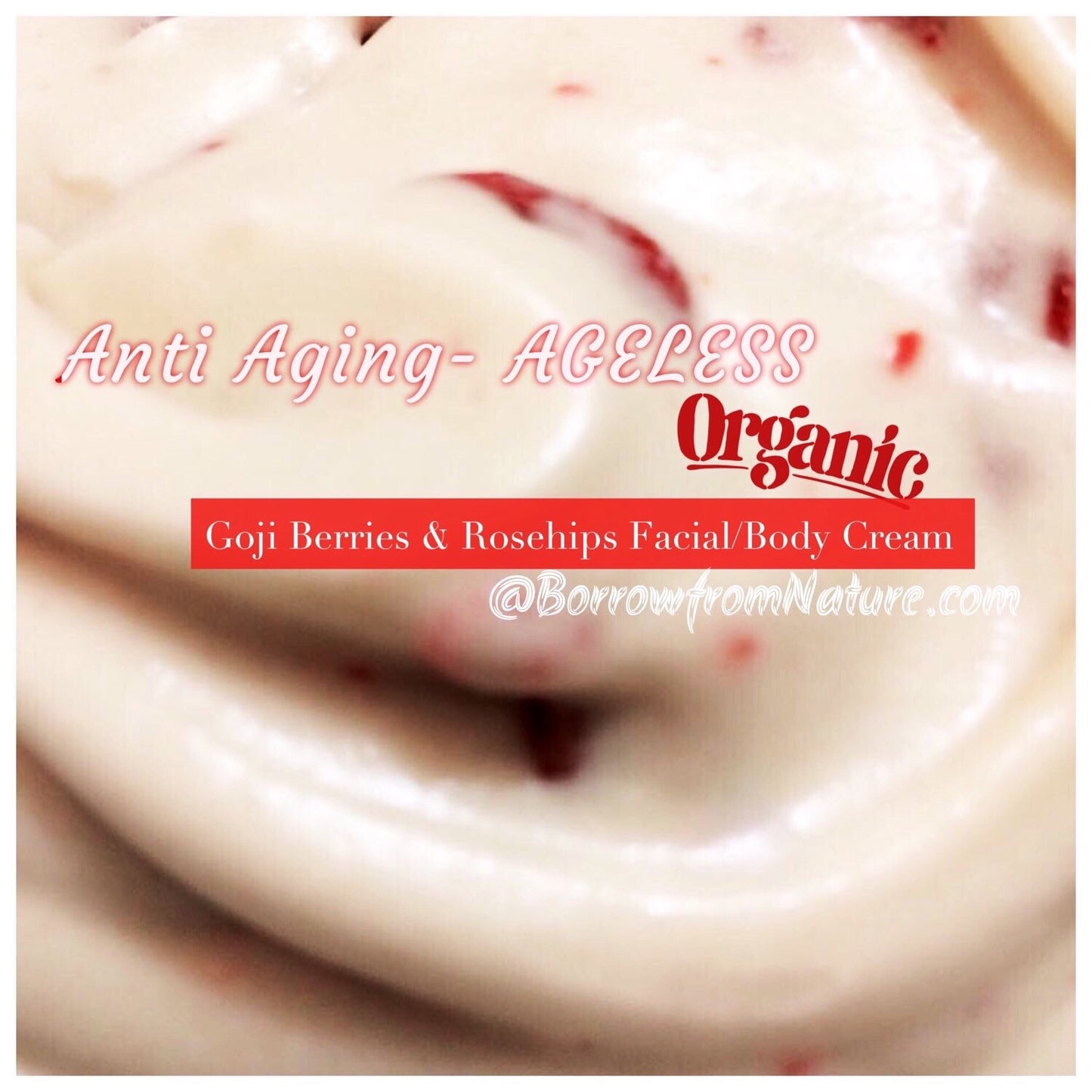 AGELSS- Goji Berry & Rosehips Triple Vitamin C+E Facical Cream - Borrow from Nature