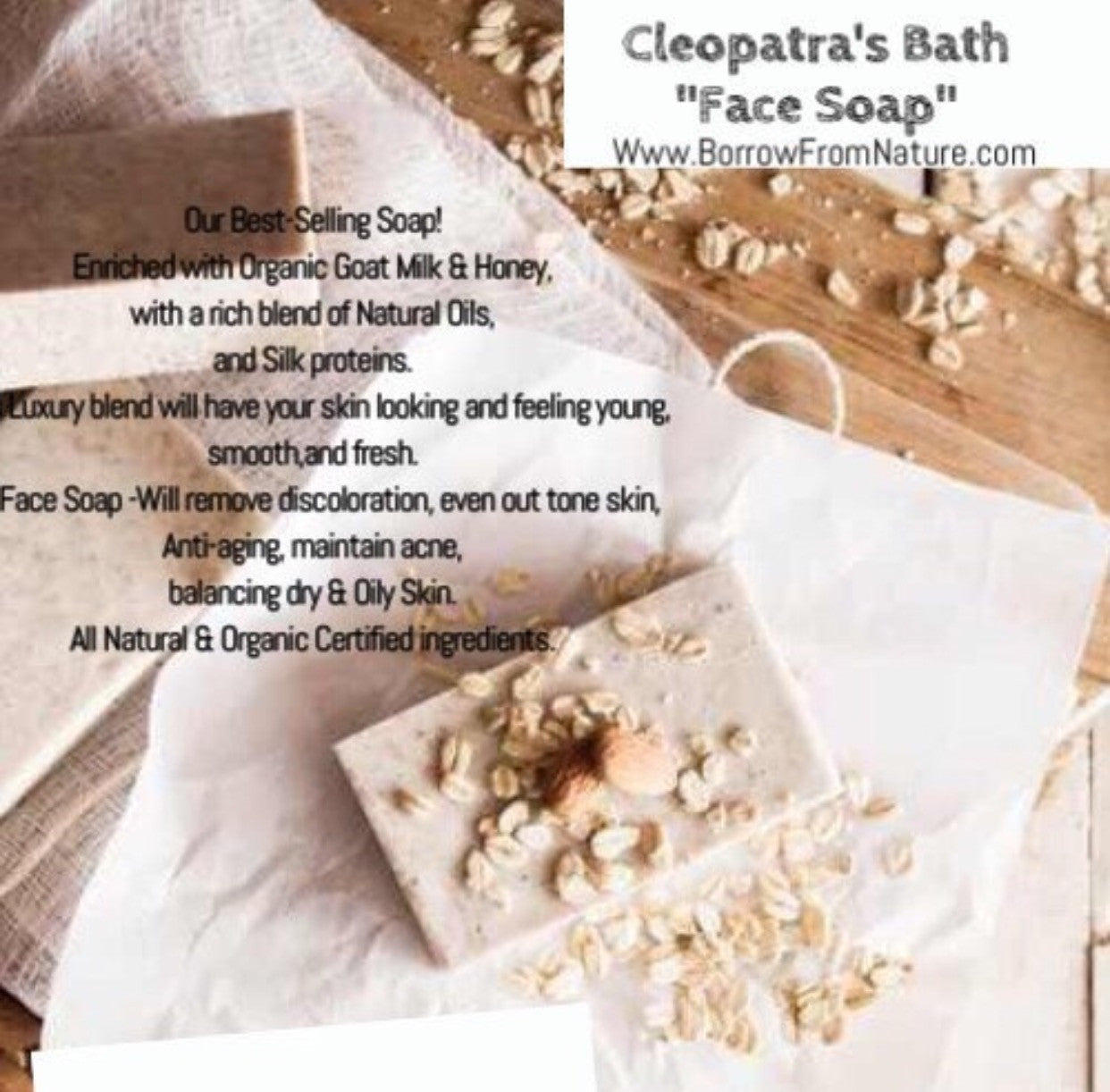 Cleopatra Bath #1 Best Seller - Borrow from Nature